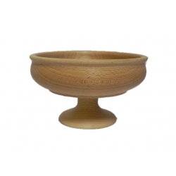Pucharek drewniany 14 cm